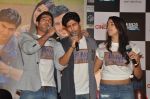 Aditya Seal, Izabelle Leite, Tanuj Virwani at the Trailer launch of Purani Jeans in Mumbai on 19th March 2014